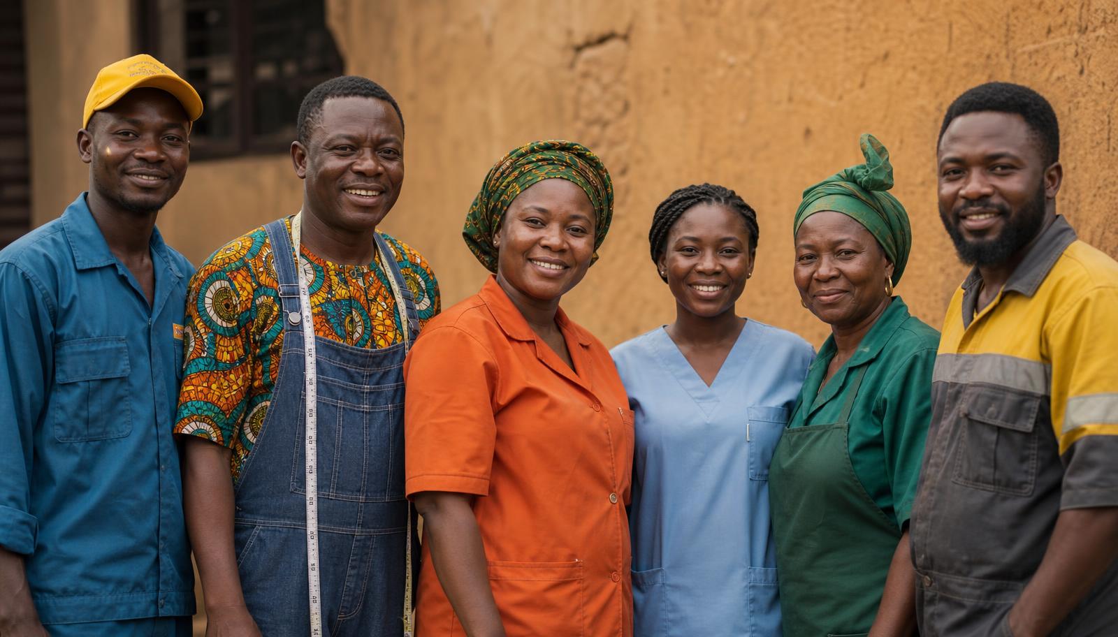 Nigerian tradespeople and professionals who use SettleMe
